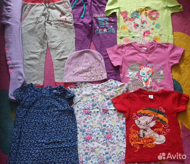 Вещи пакетом на девочку 3-4 года