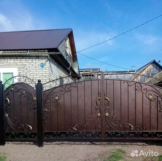 Ворота кованые