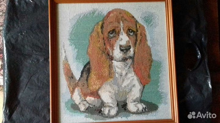 Картина, вышитая крестиком