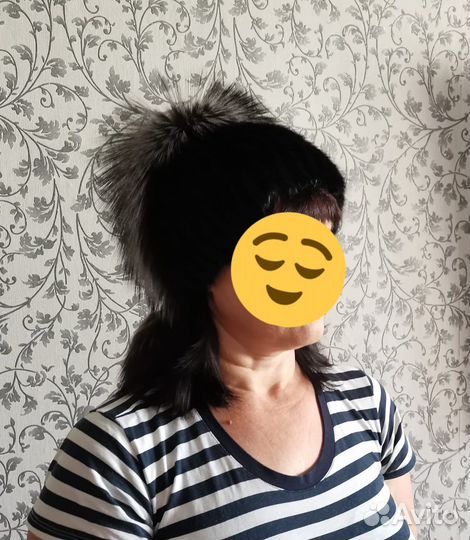 Шапка норка женская