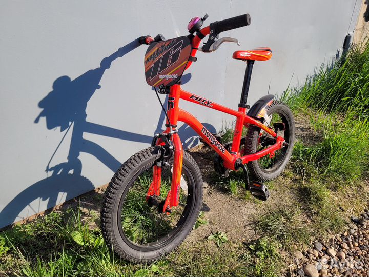 Детский велосипед mongoose 16