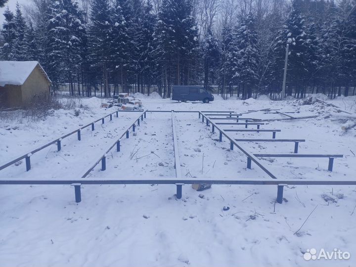 Винтовые сваи от производителя (Установка, доставка)