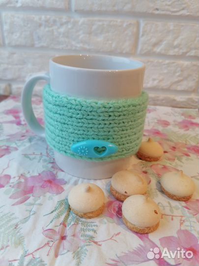 Вязаный чехол для кружки