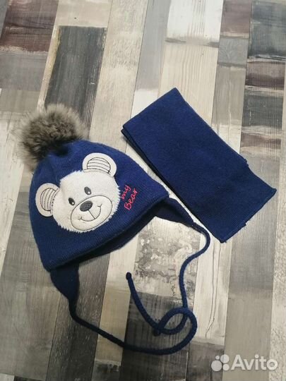 Комплект шапка и шарф