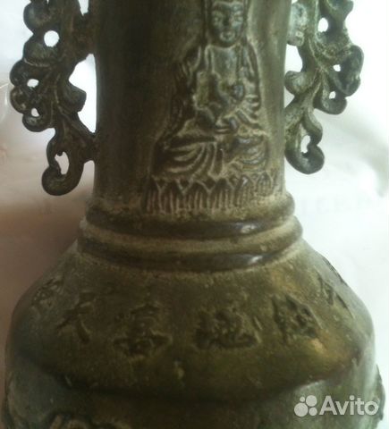 Китайская антикварная ваза.Бронза