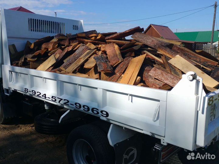 Горбыль пиленный на дрова