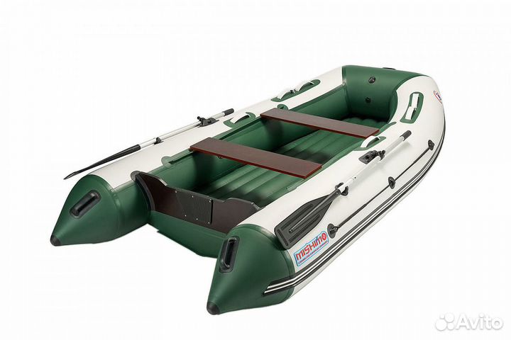 Лодка mishimo lite 315 бело-зеленая