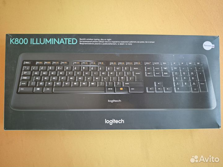 Клавиатура беспроводная Logitech k800