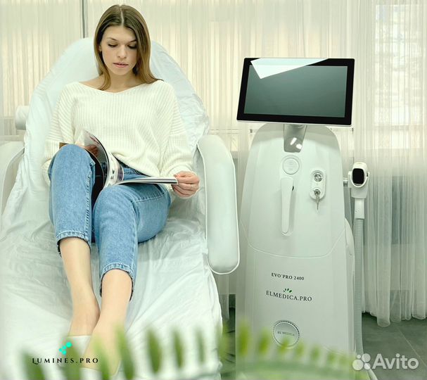 Диодный лазер для эпиляции Лю-Минес эвопро 2400 Вт