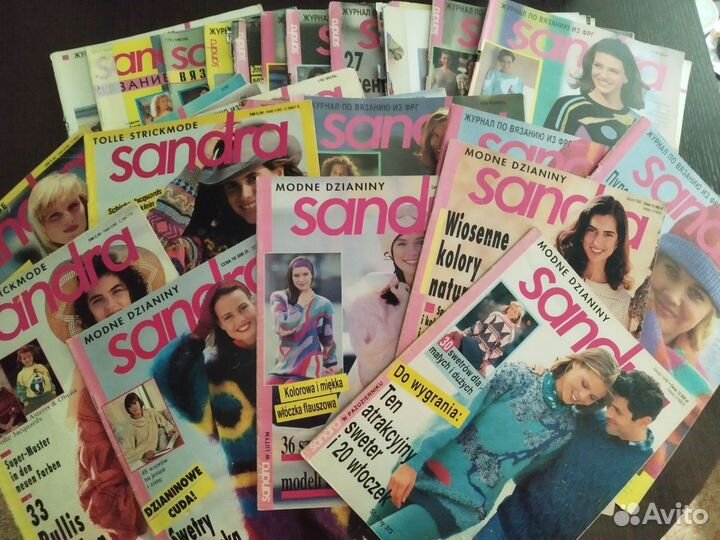 Журналы книги по вязанию спицами разных годов