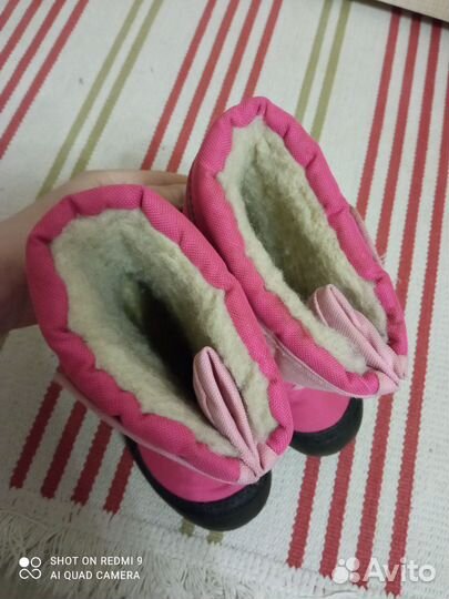 Дутики для девочки 26 27