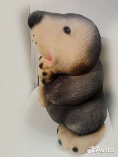 Копилка крот-кротишка серый бочишко высота 26 см