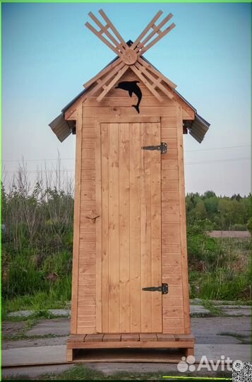 Дачный туалет с установкой KEY675