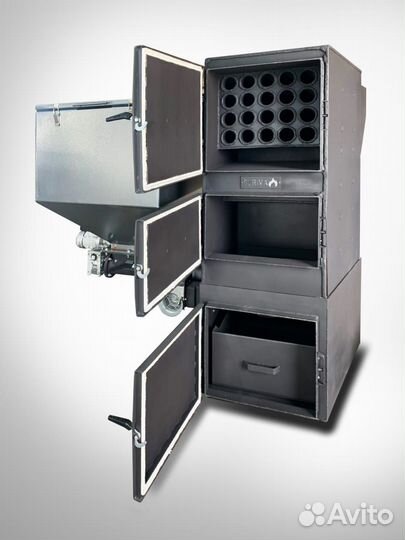 Автоматический твердотопливный котёл