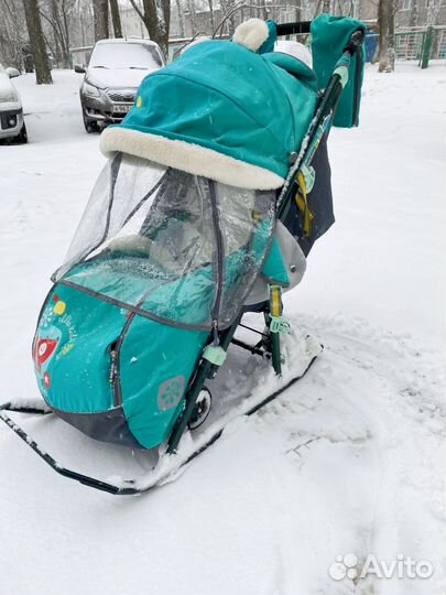 Коляска санки ника