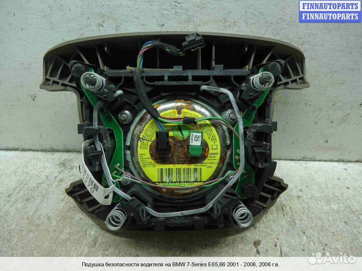 Подушка водителя Airbag BMW 7 (E65/E66), 2006 4.8 Бензин