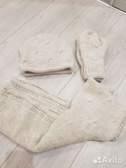 Комплект зима снуд+шапка+вар