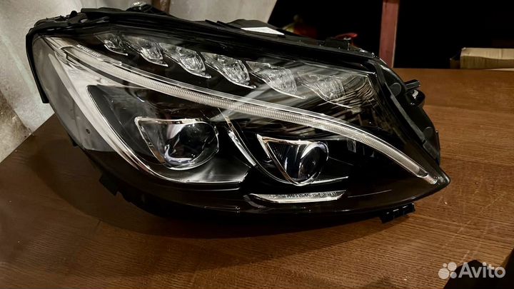 Фары Mercedes Benz W205 Full LED дорестайлинг