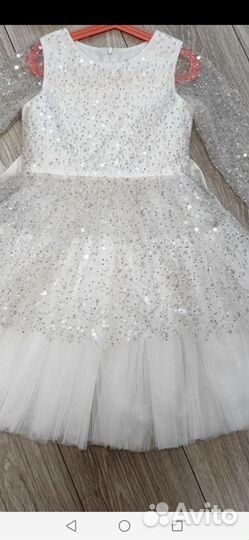 Дизайнерское платье для девочки, Fatinka 128