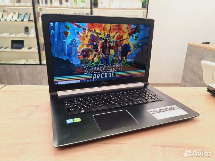 Ноутбук Acer Игровой 17.3/Core i5+Nvidia MX150/SSD