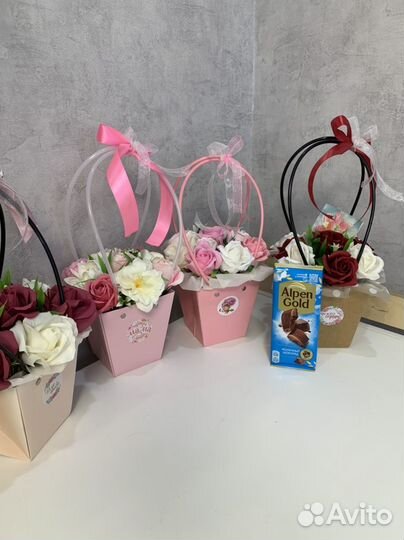 Цветы из мыла