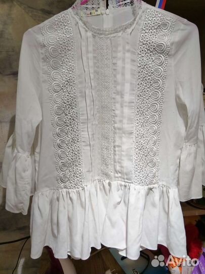 Блузка школьная 152