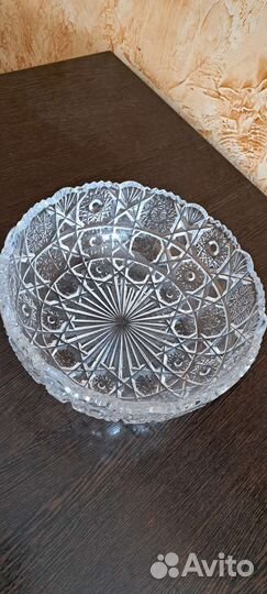 Ваза хрустальная для сервировки