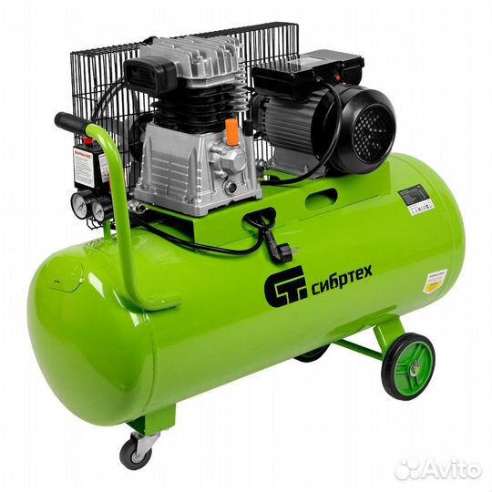 Компрессор воздушный кр-2200/100, 2.2 кВт, 350 л/м