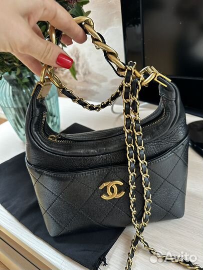Сумка chanel натуральная кожа