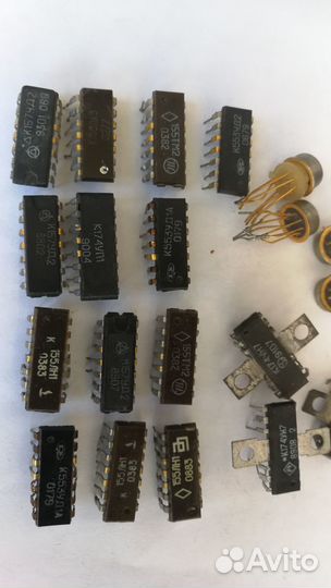 Микросхемы с AU приборы новые и б/у