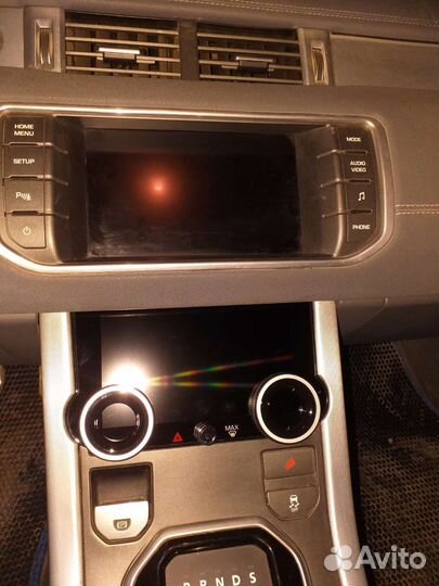 Range Rover Evoque панель климатконтроля