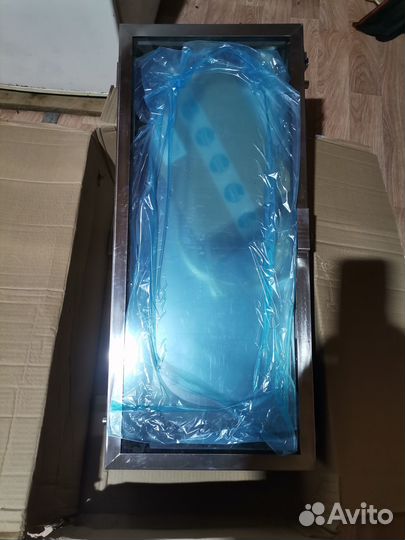 Коптильный шкаф со стеклом