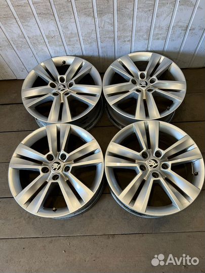 Оригинальные диски Skoda R17, 5:112, цо 57.1