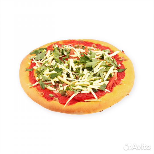 Выпечка: Пицца с колбасой и сыром