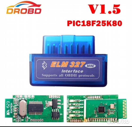 ELM327 1.5 pic18f25k80 Сканер автомобильный