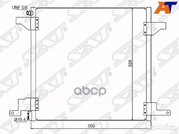 Радиатор кондиционера Mercedes-Benz M-Class 97