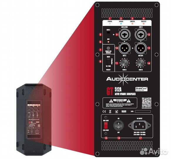 Акустическая система Audiocenter GT515A