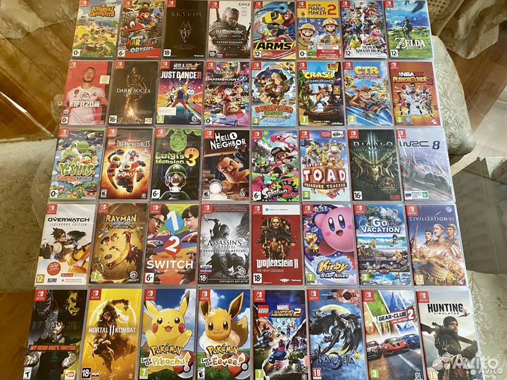 Игрушки разные для nintendo switch