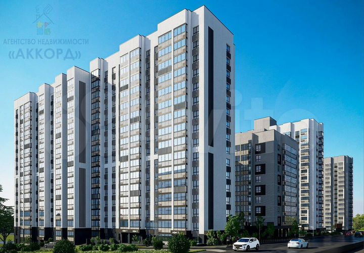 4-к. квартира, 73,5 м², 6/16 эт.