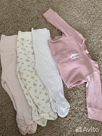 Вещи пакетом на девочку до года