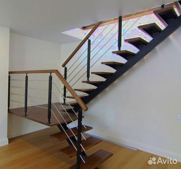 Облицовка бетонных лестниц