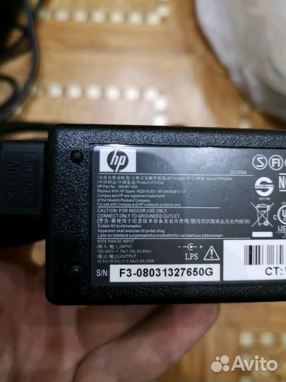 Блок питания для ноутбуков HP