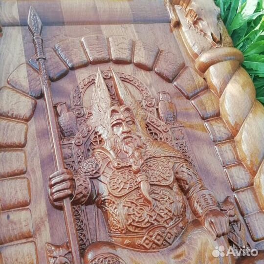 Картина резная кедр