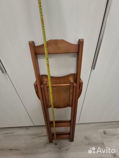 Стул барный складной высокий