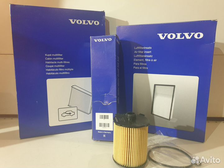 Фильтры для то Вольво XC90, XC60, V90, V60, S90