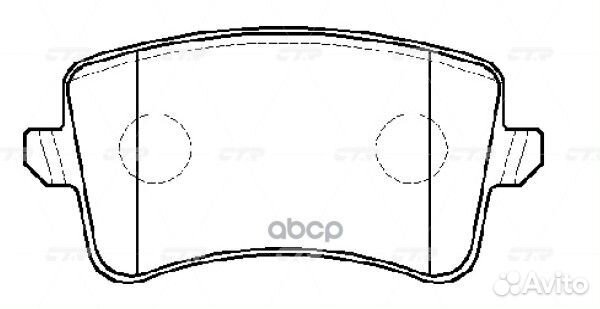 Ckvw-91 GK1318 Колодки тормозные дисковые з