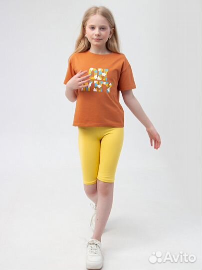 Велосипедки для девочки 140