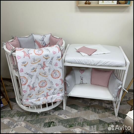 Бортики в детскую кроватку