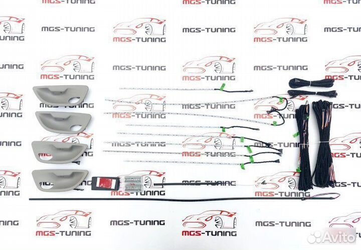 Подсветка салона Ambient серая BMW 5 F10 бмв ф10