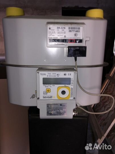 Газовый счетчик новый